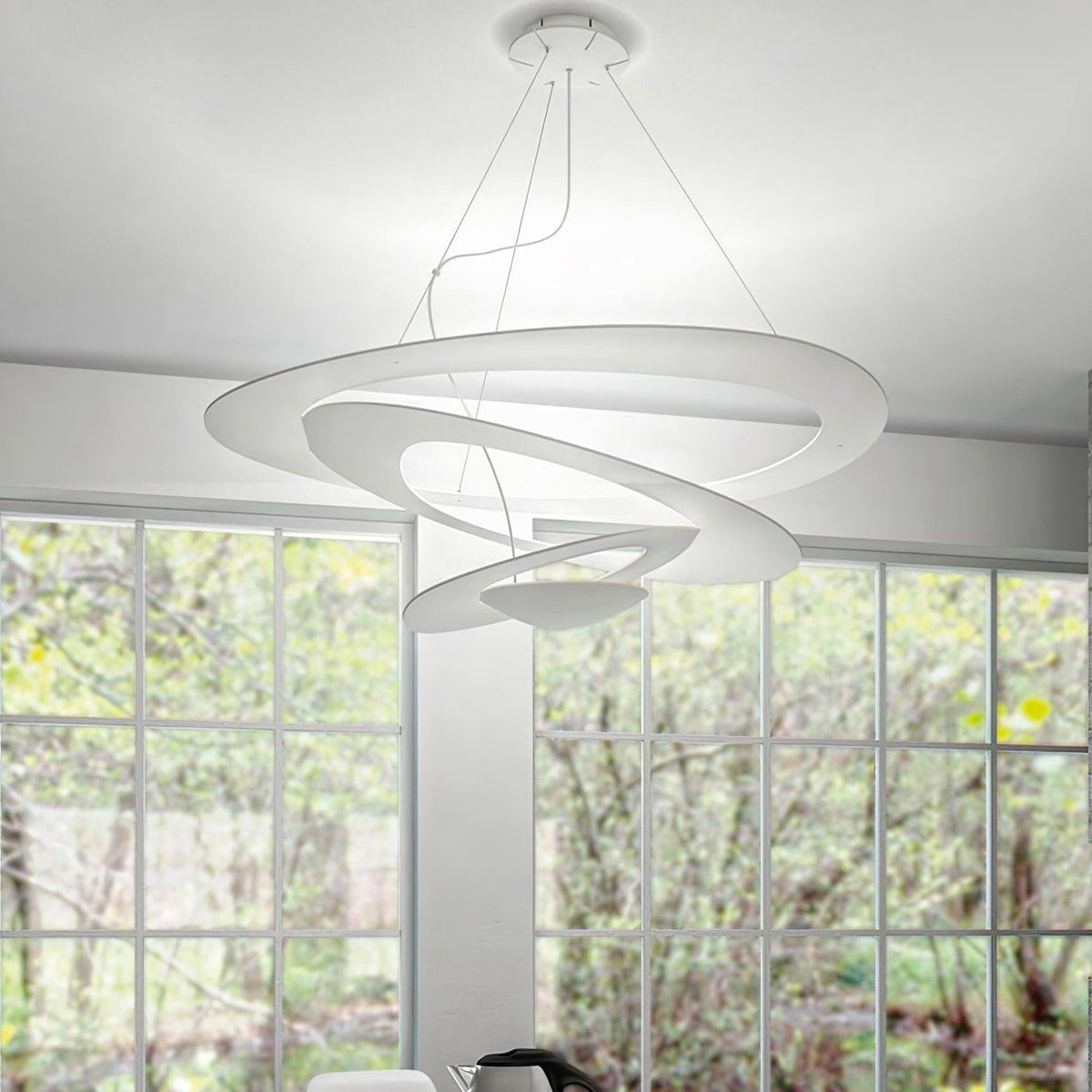 Warm Glow Modern Aluminum Lumenia Pendant Light
