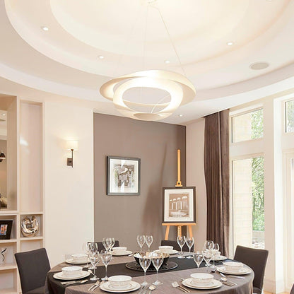Warm Glow Modern Aluminum Lumenia Pendant Light