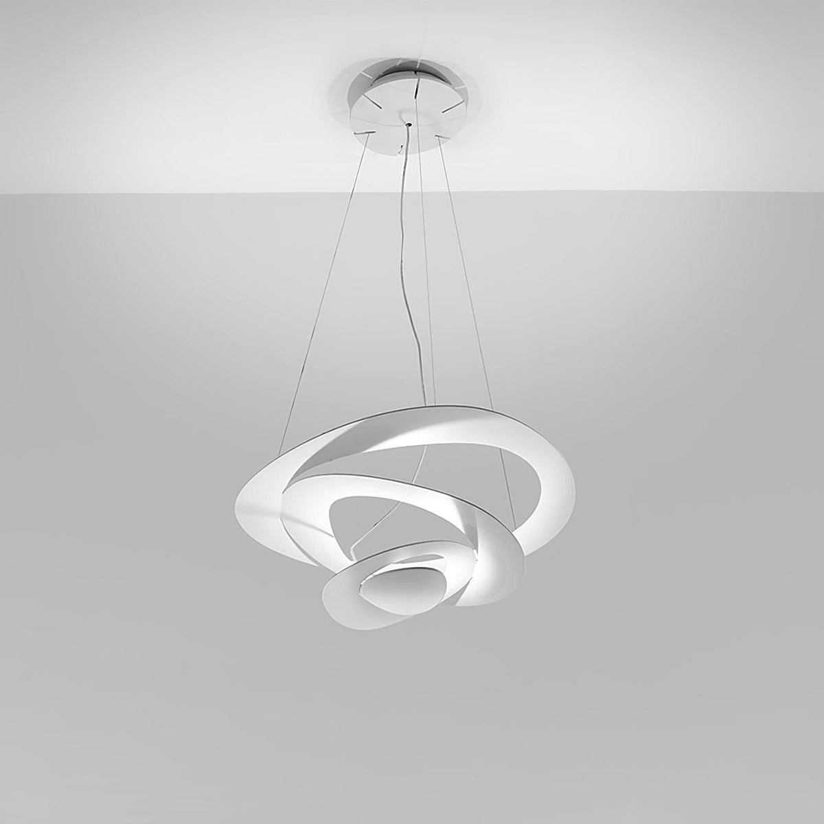 Warm Glow Modern Aluminum Lumenia Pendant Light