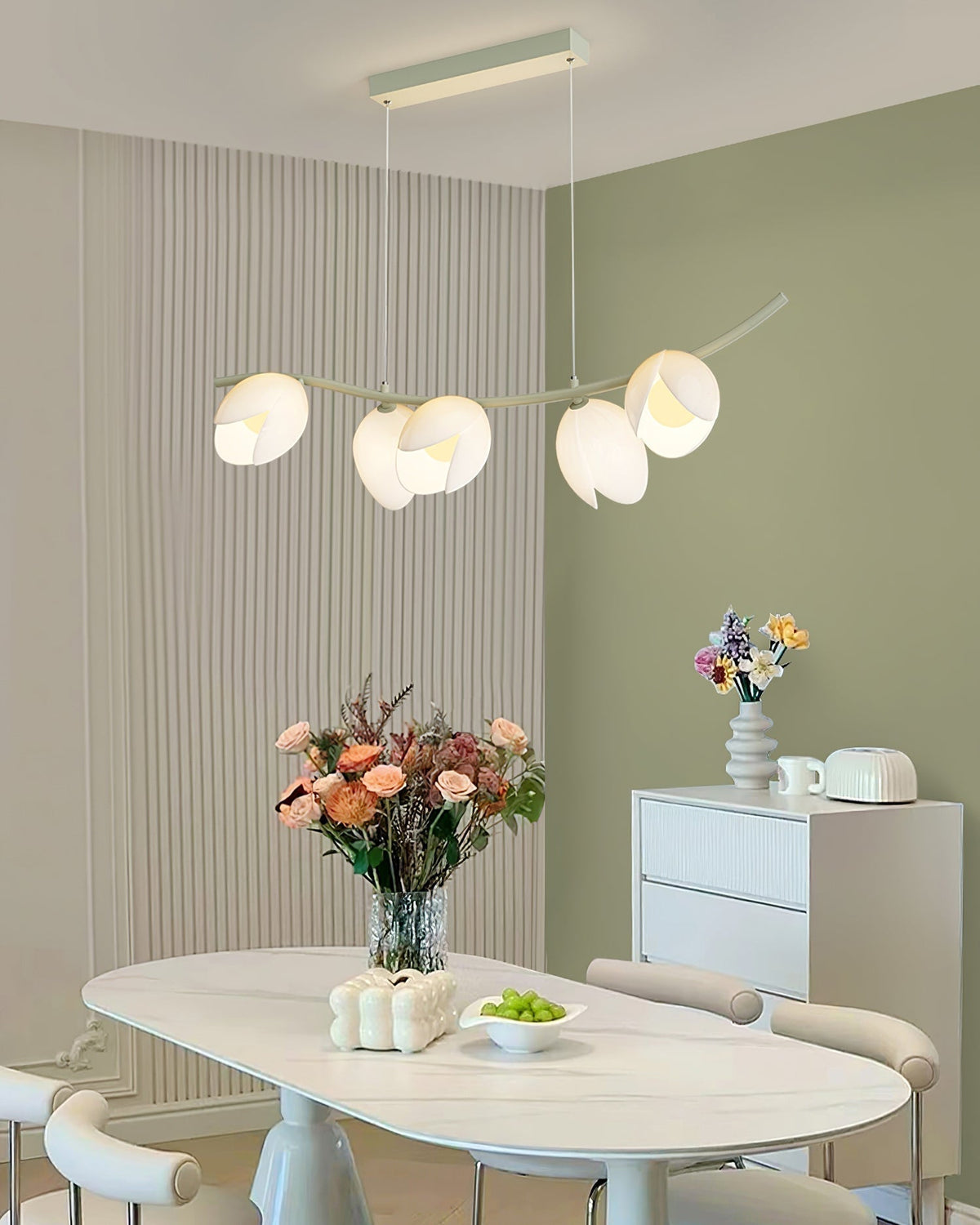 Cozy Ambient Lighting Arisha Flower Pendant Lamp