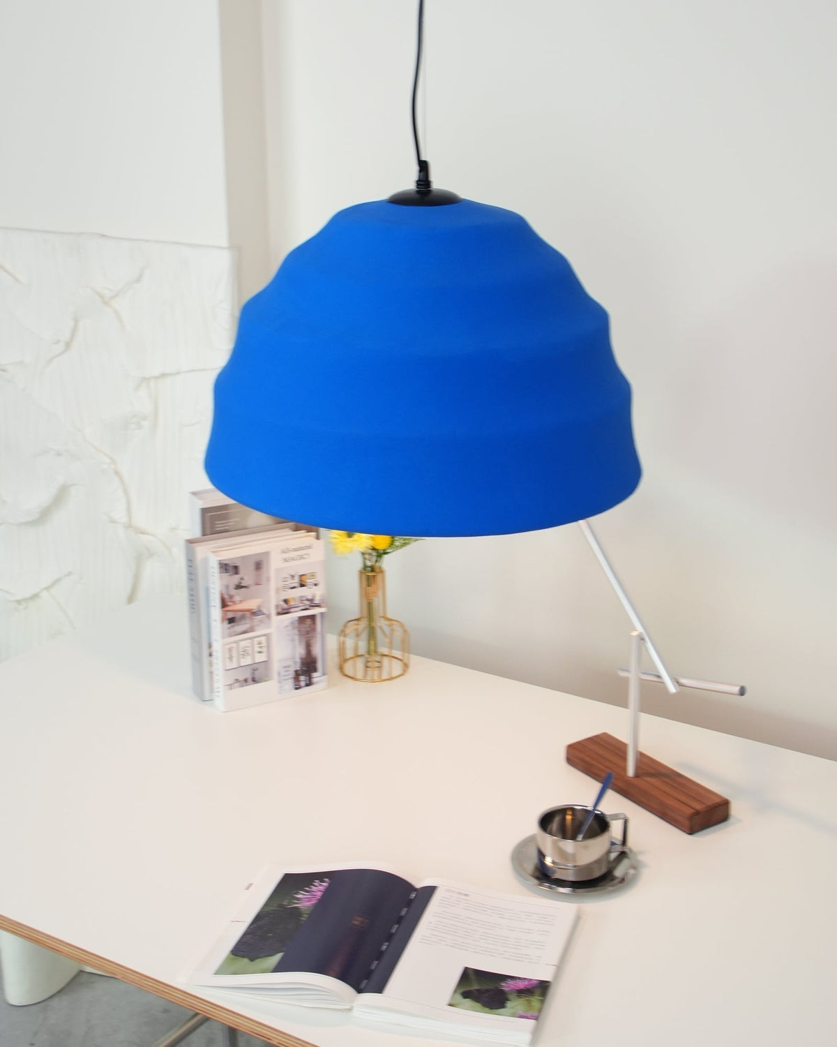 Warm Ambient Glow Resin Pendant Light