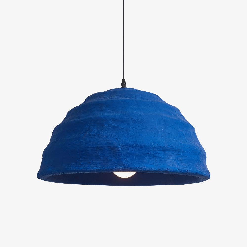 Warm Ambient Glow Resin Pendant Light