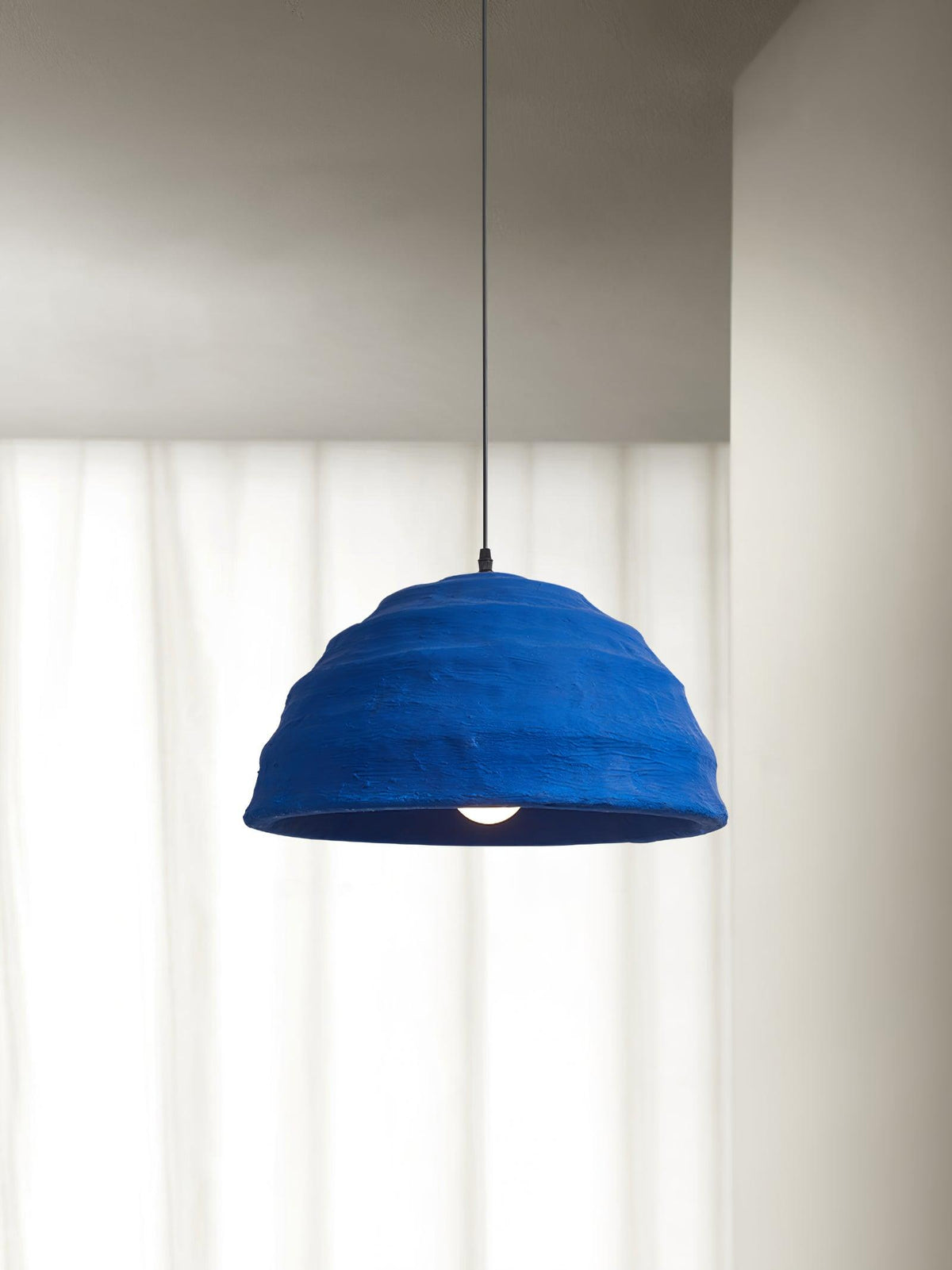 Warm Ambient Glow Resin Pendant Light