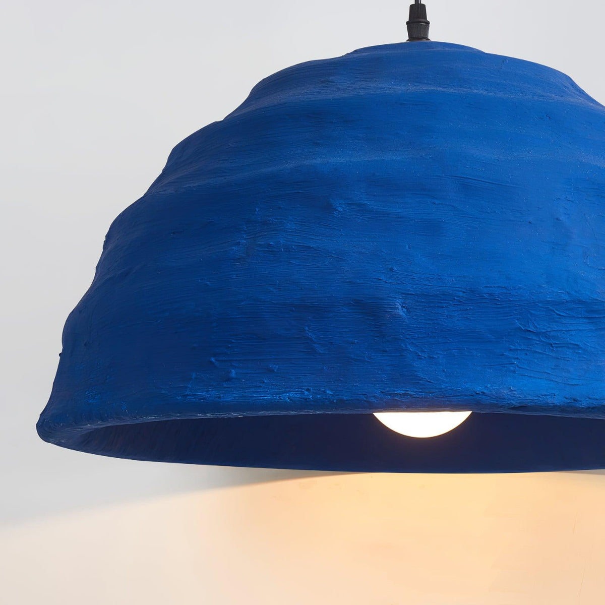 Warm Ambient Glow Resin Pendant Light