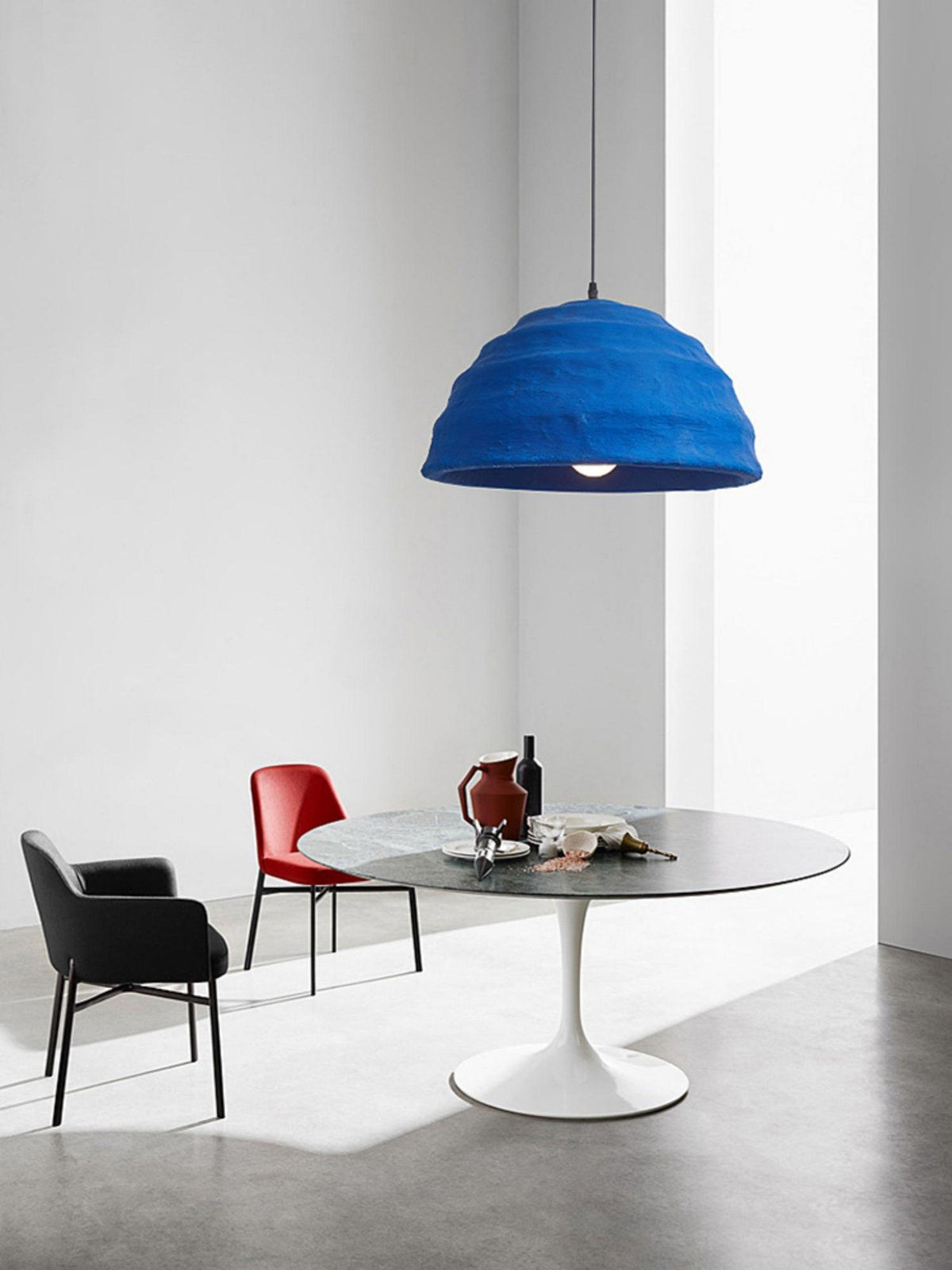 Warm Ambient Glow Resin Pendant Light