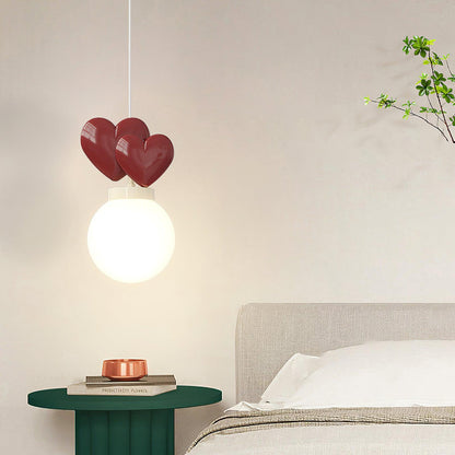 Soft Ambient Glow Milky Resin Pendant Light