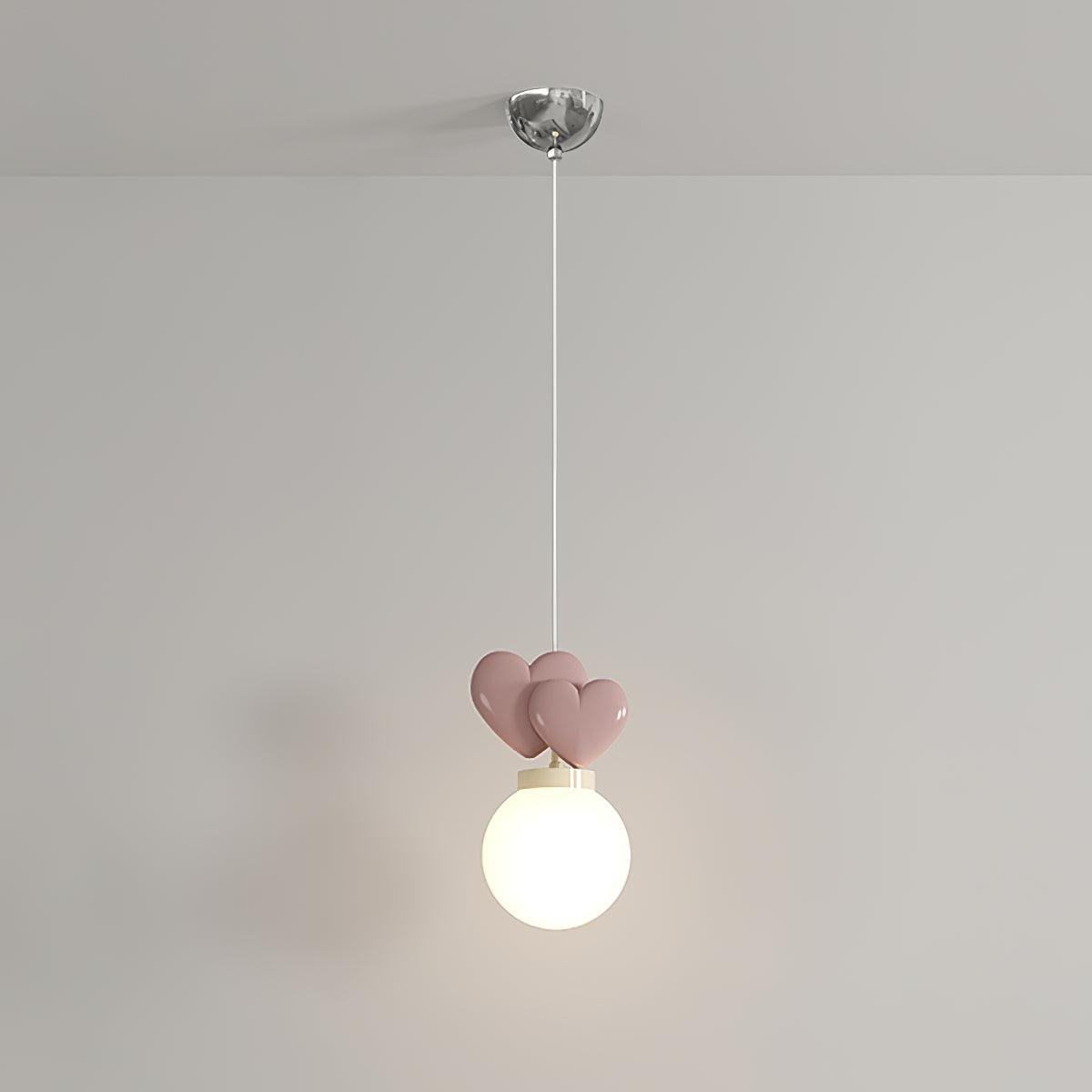 Soft Ambient Glow Milky Resin Pendant Light