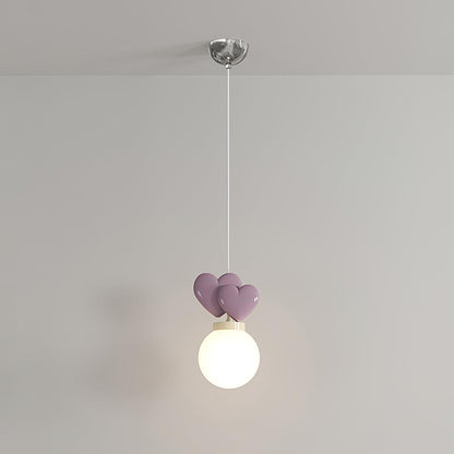 Soft Ambient Glow Milky Resin Pendant Light