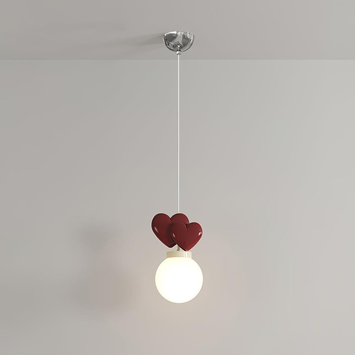 Soft Ambient Glow Milky Resin Pendant Light