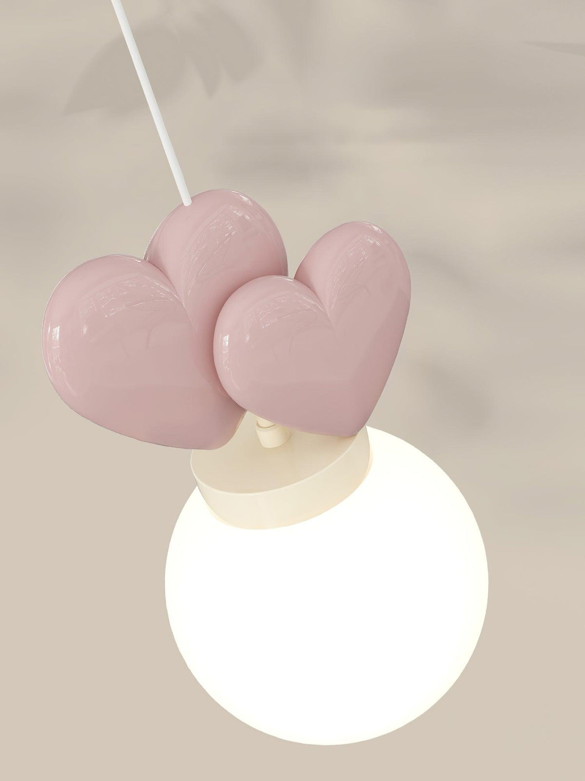 Soft Ambient Glow Milky Resin Pendant Light