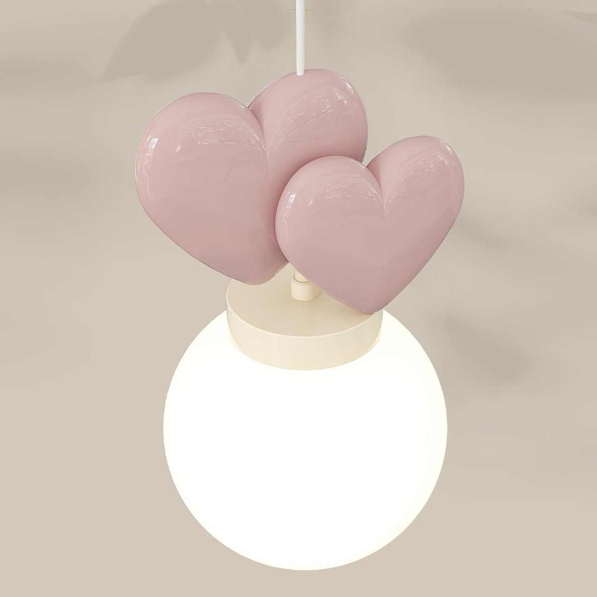 Soft Ambient Glow Milky Resin Pendant Light