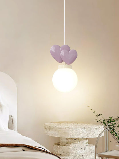 Soft Ambient Glow Milky Resin Pendant Light