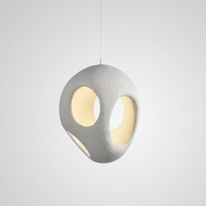 Warm Ambient Glow Minimalist Resin Pendant Light
