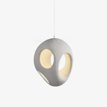 Warm Ambient Glow Minimalist Resin Pendant Light