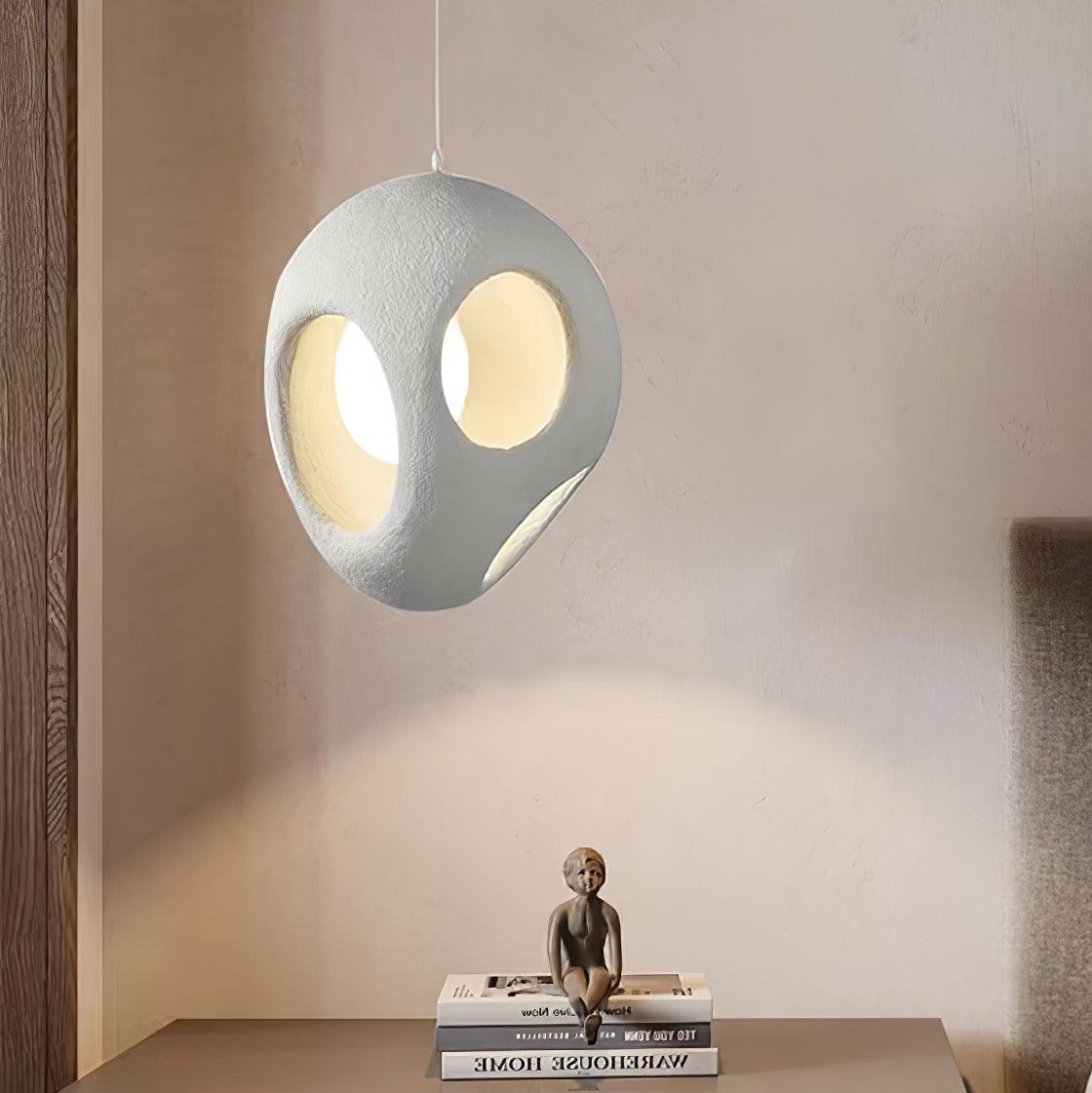 Warm Ambient Glow Minimalist Resin Pendant Light