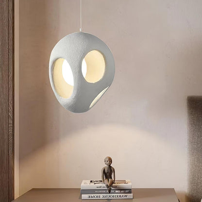Warm Ambient Glow Minimalist Resin Pendant Light