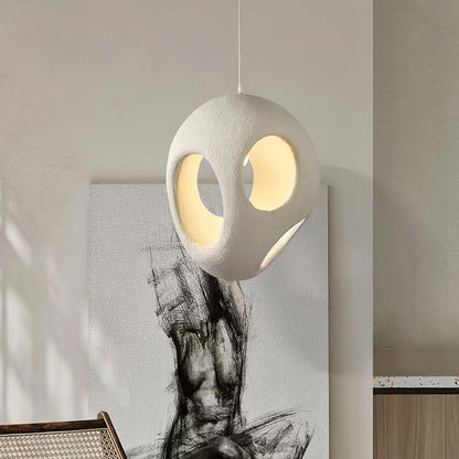 Warm Ambient Glow Minimalist Resin Pendant Light