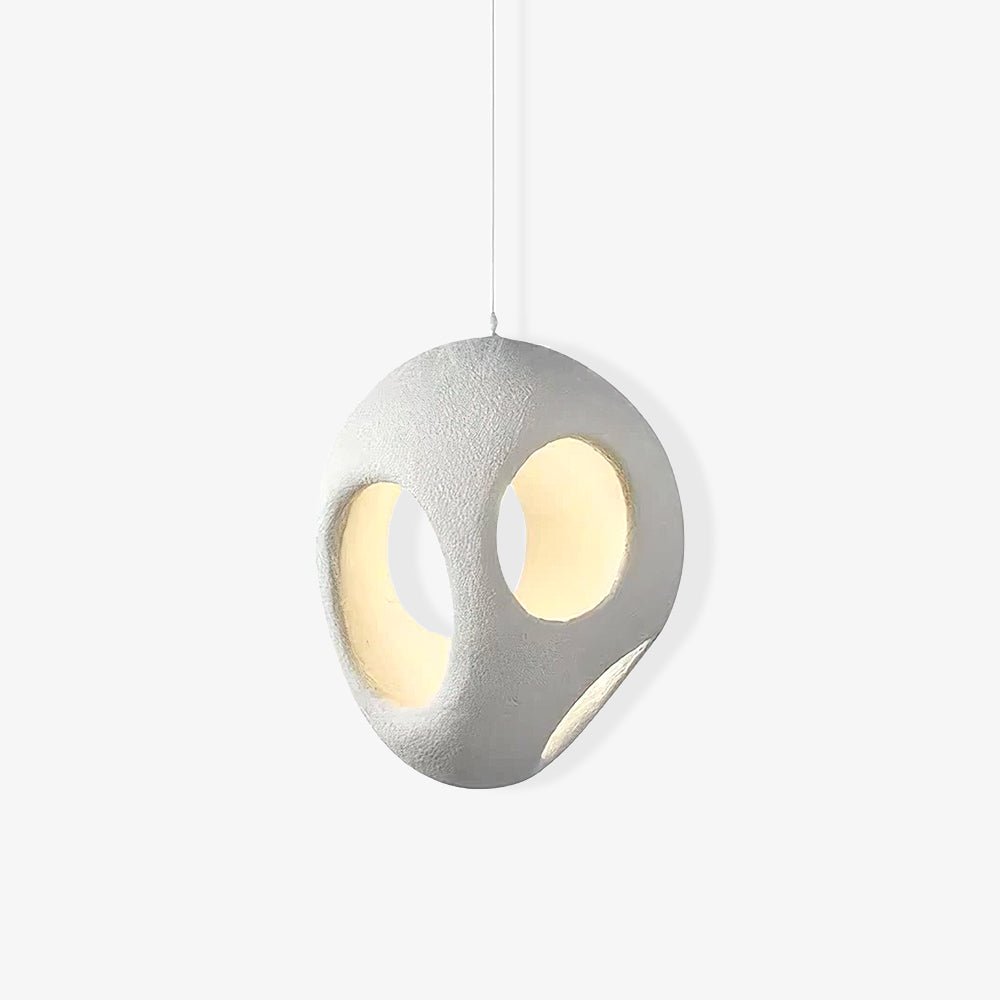 Warm Ambient Glow Minimalist Resin Pendant Light