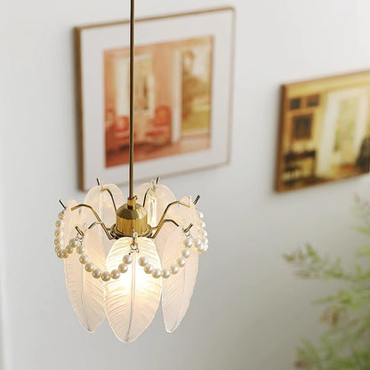 Pendant Light For Ambient Glow Elegant Glass Shade