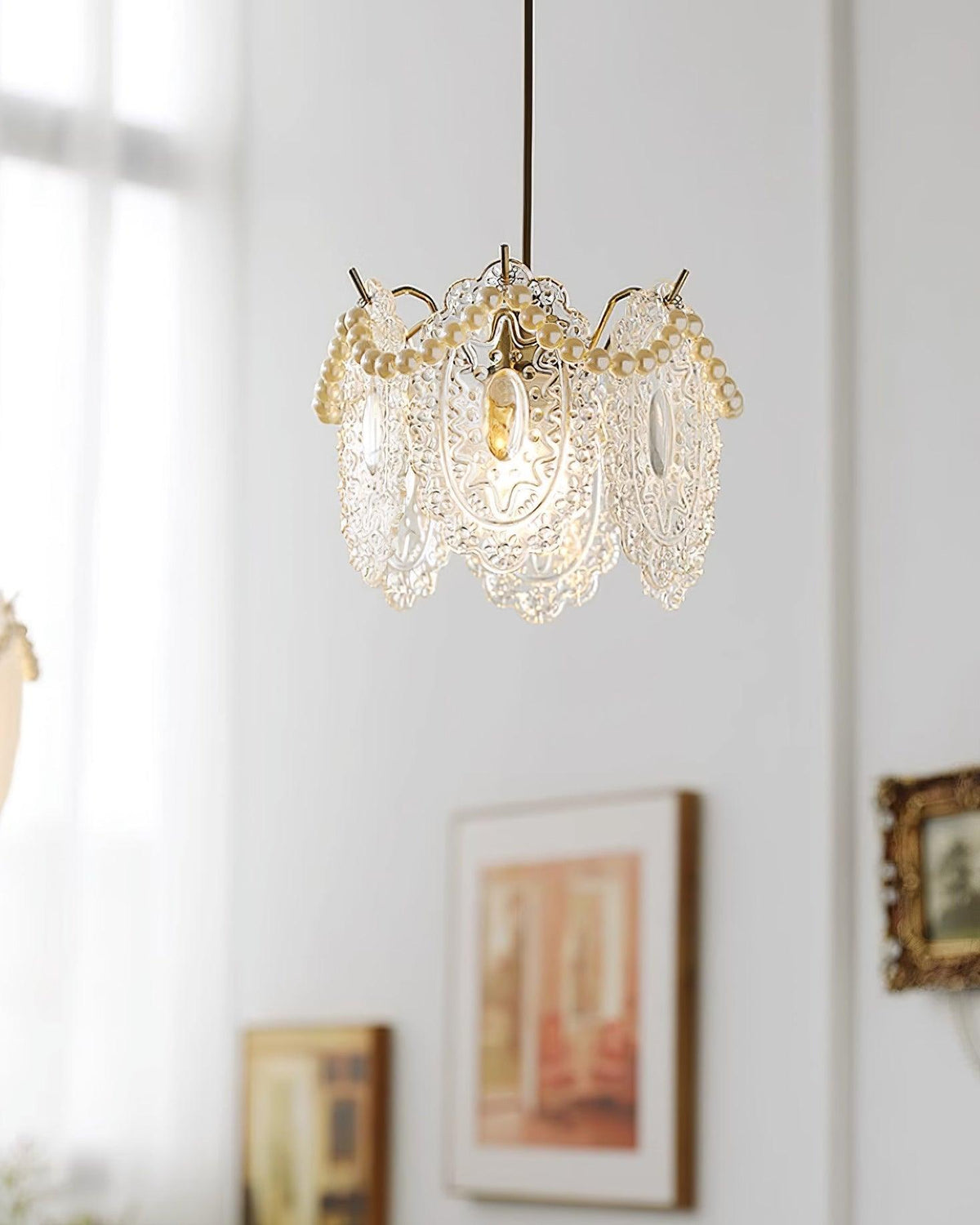 Pendant Light For Ambient Glow Elegant Glass Shade