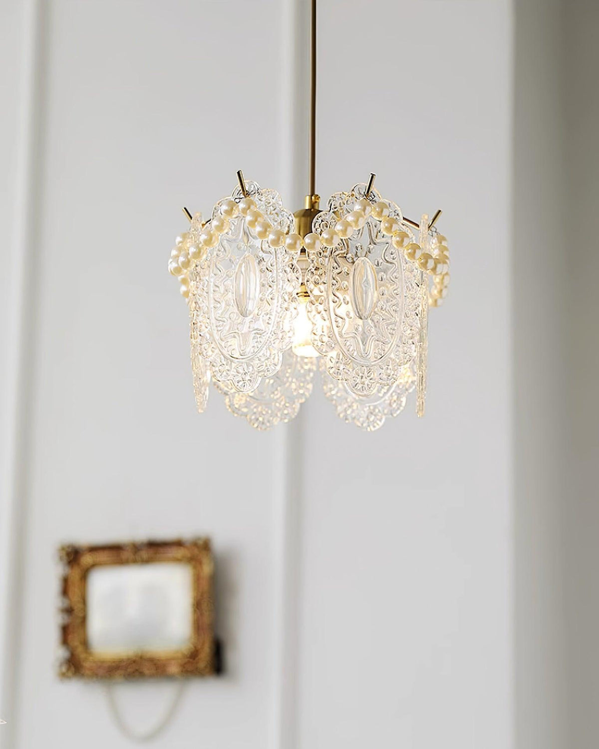 Pendant Light For Ambient Glow Elegant Glass Shade