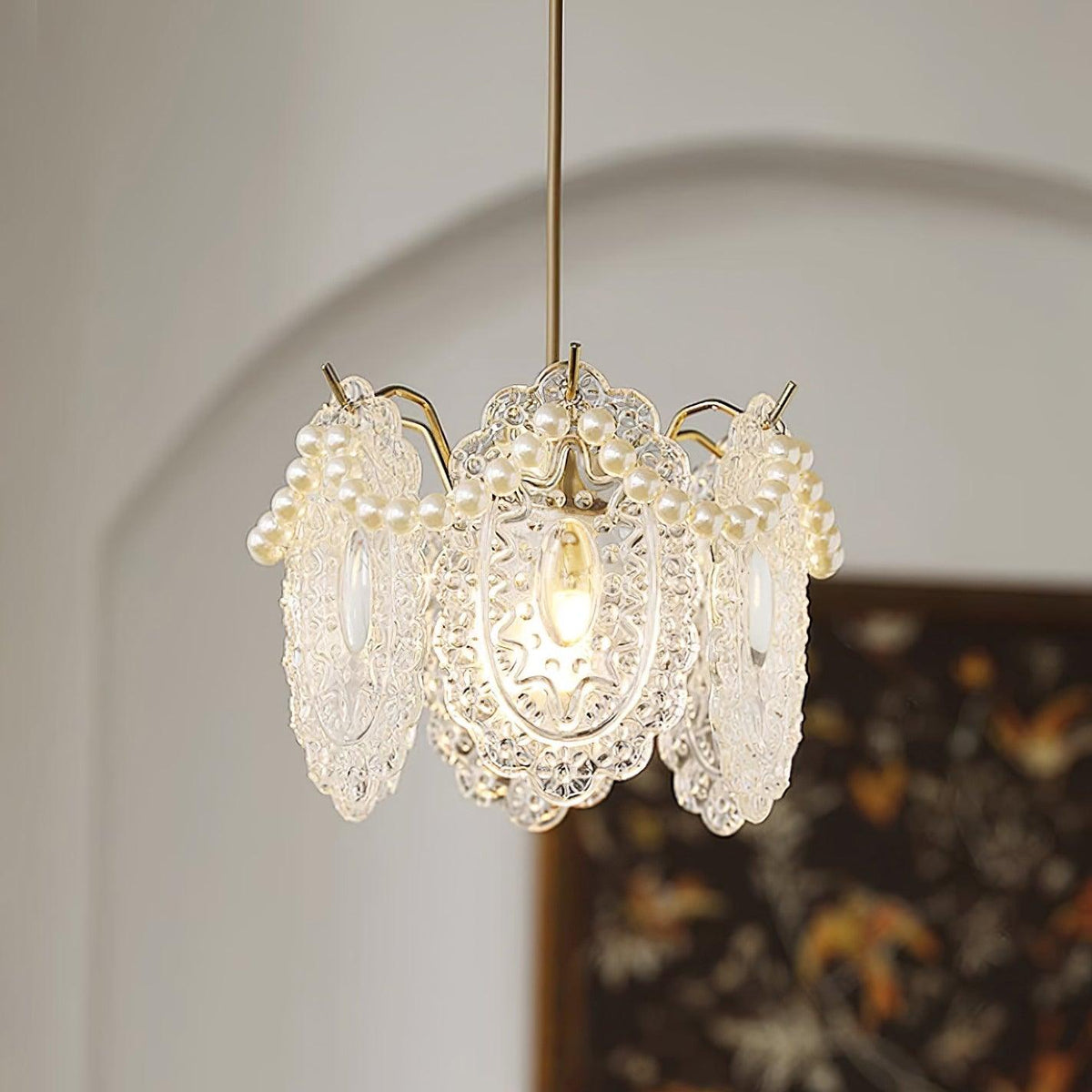 Pendant Light For Ambient Glow Elegant Glass Shade