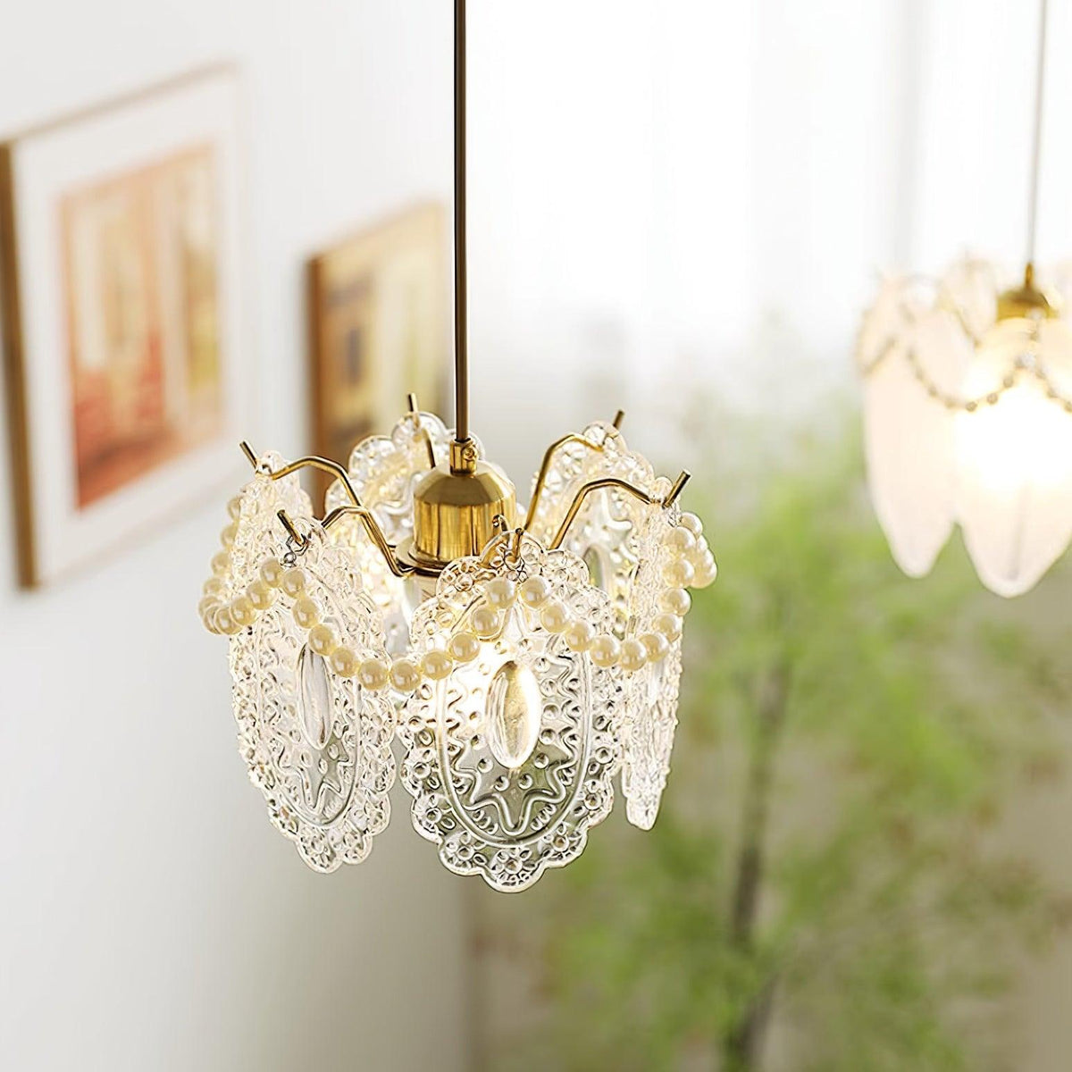 Pendant Light For Ambient Glow Elegant Glass Shade