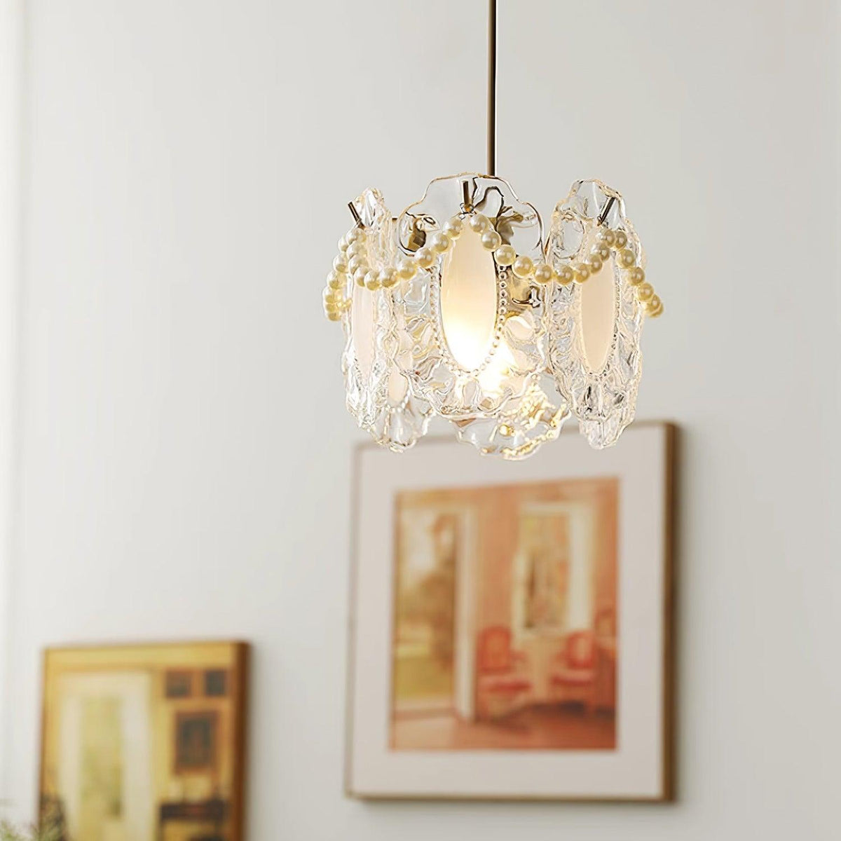 Pendant Light For Ambient Glow Elegant Glass Shade