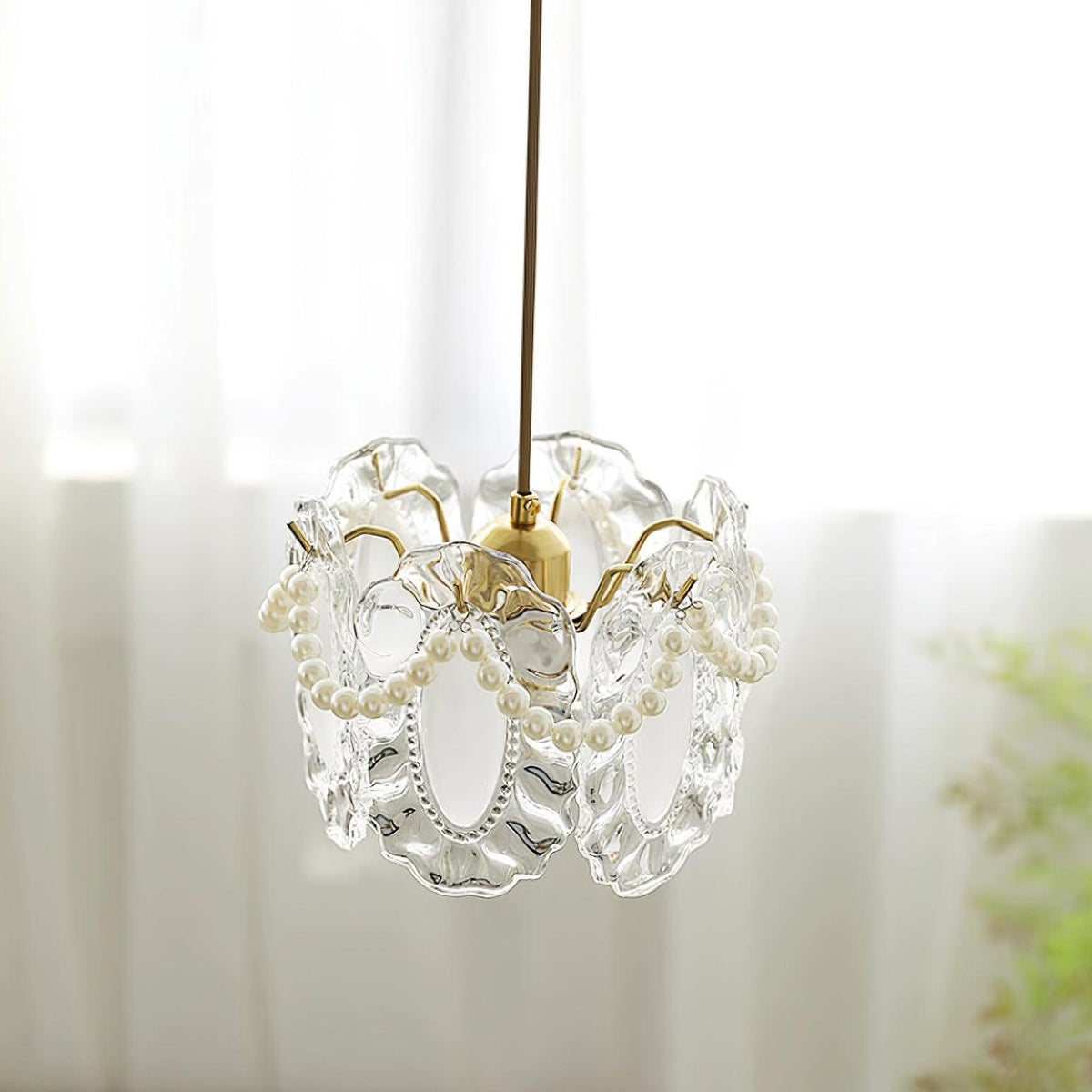 Pendant Light For Ambient Glow Elegant Glass Shade