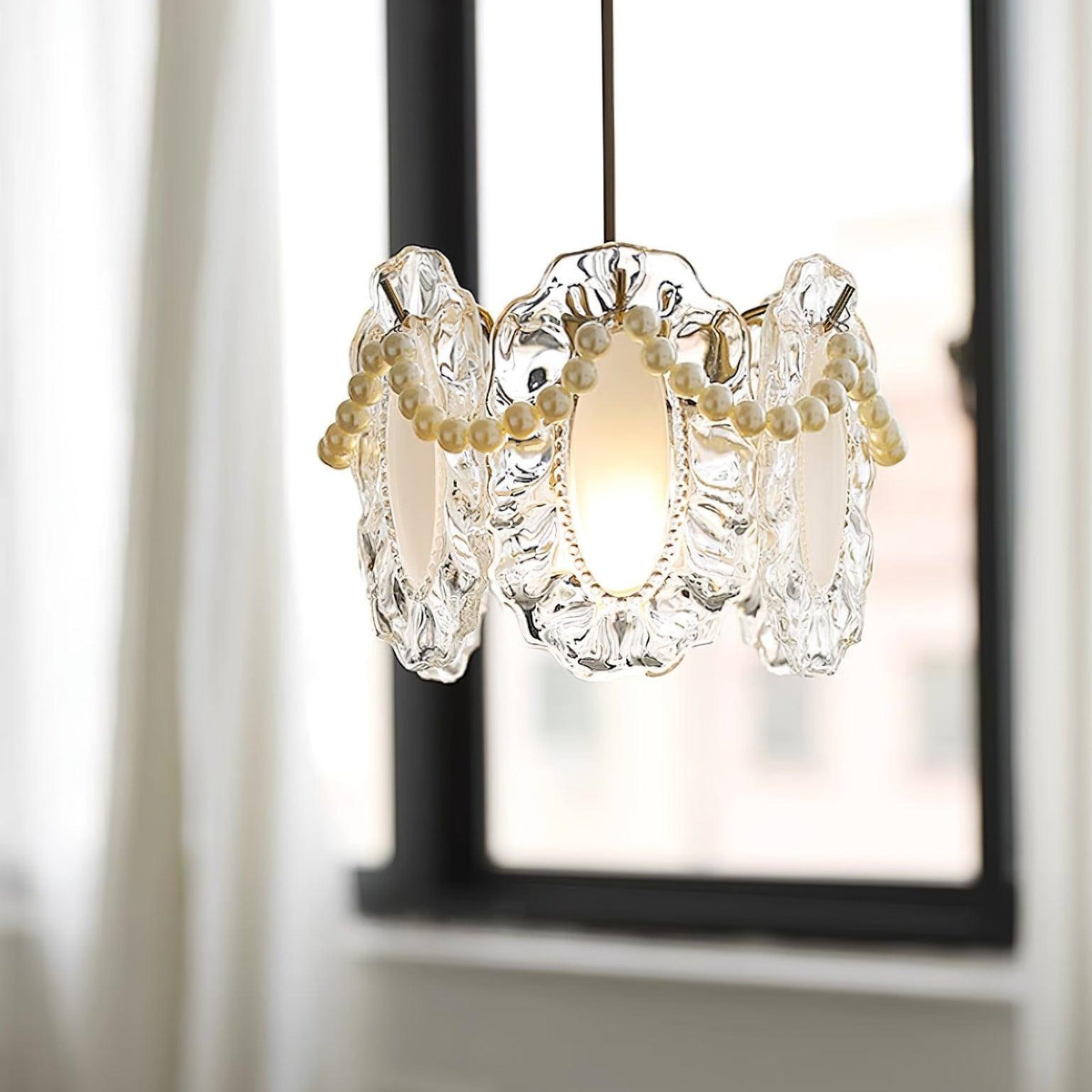 Pendant Light For Ambient Glow Elegant Glass Shade