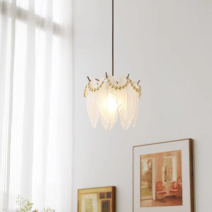 Pendant Light For Ambient Glow Elegant Glass Shade