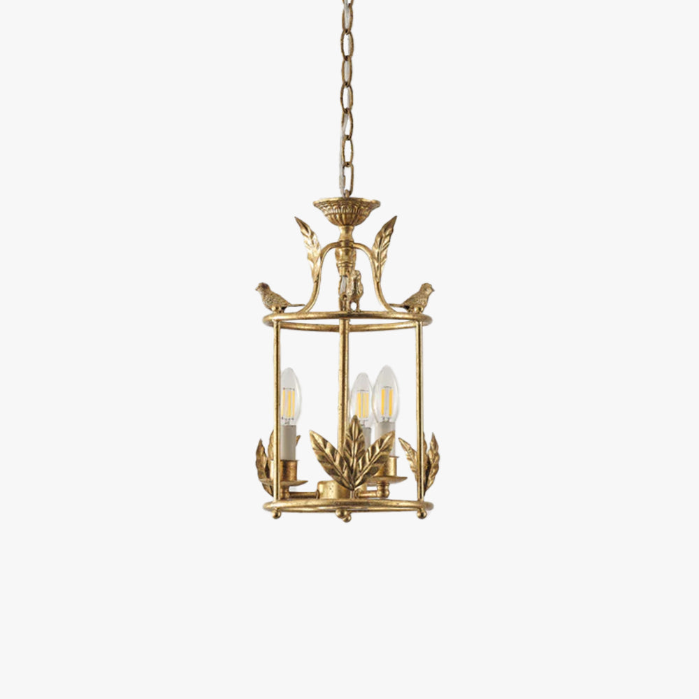 Vintage Charm Lantern Pendant Light Baroque