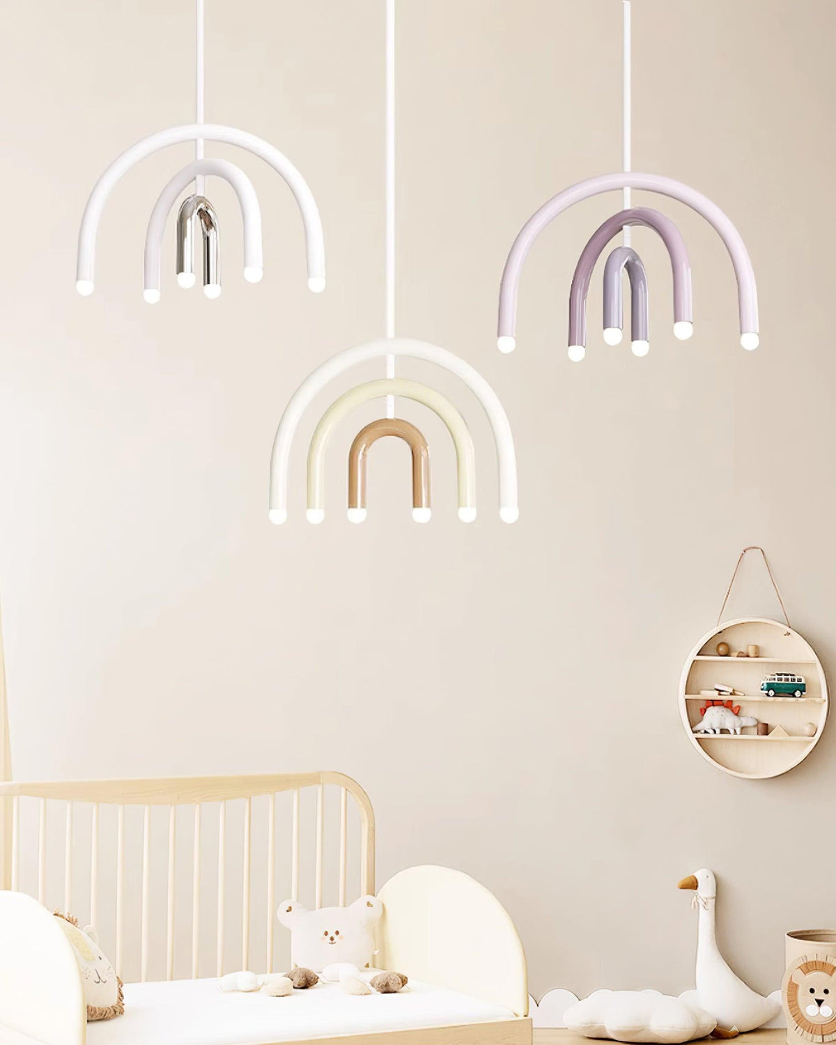 Pendant Light For Living And Dining Dimmable Rainbow Arc