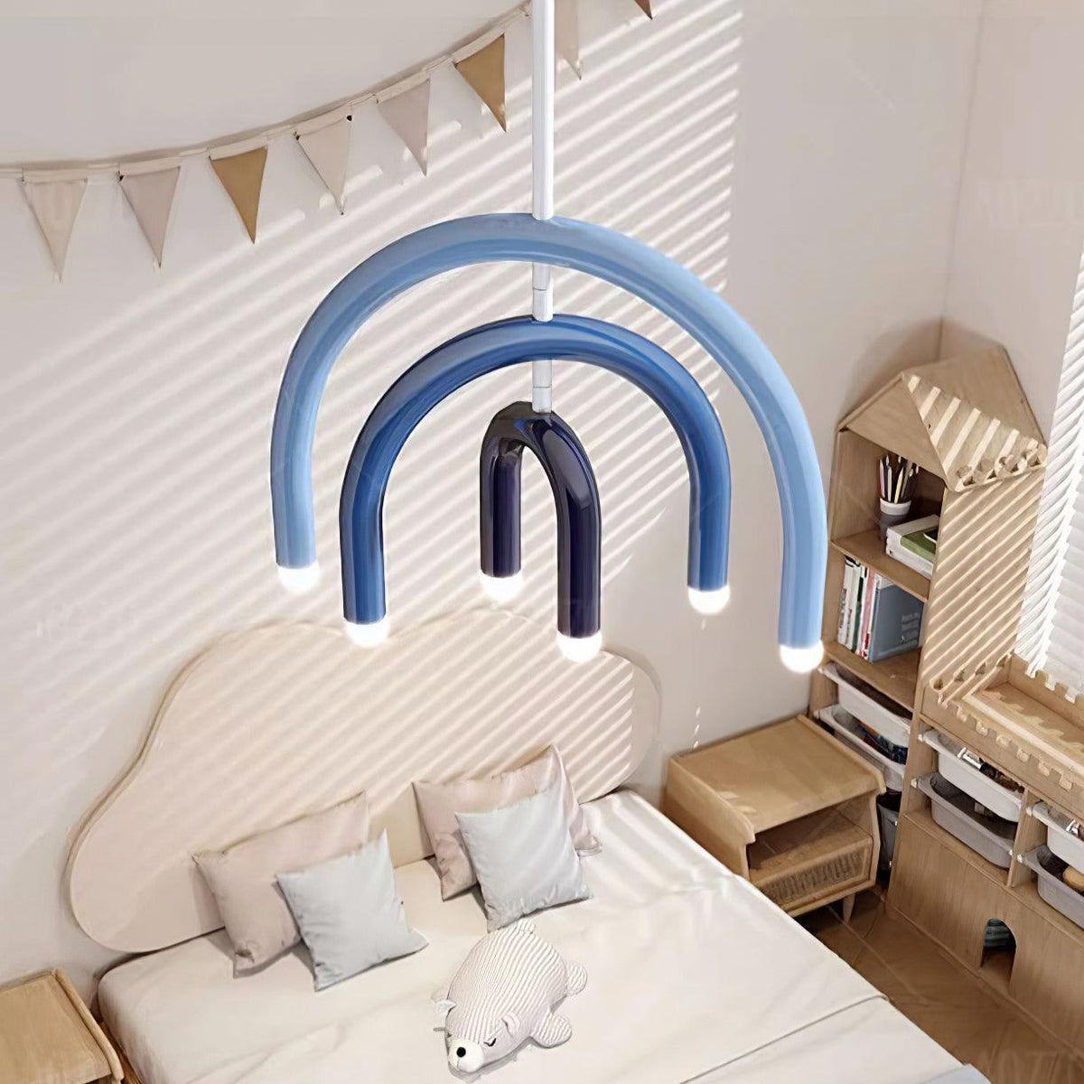 Pendant Light For Living And Dining Dimmable Rainbow Arc