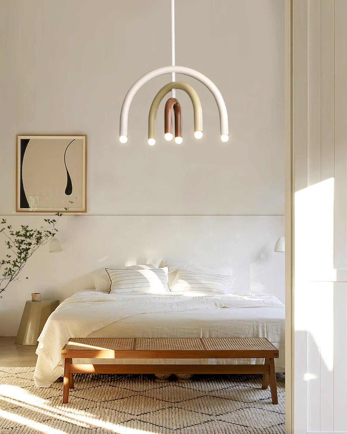 Pendant Light For Living And Dining Dimmable Rainbow Arc