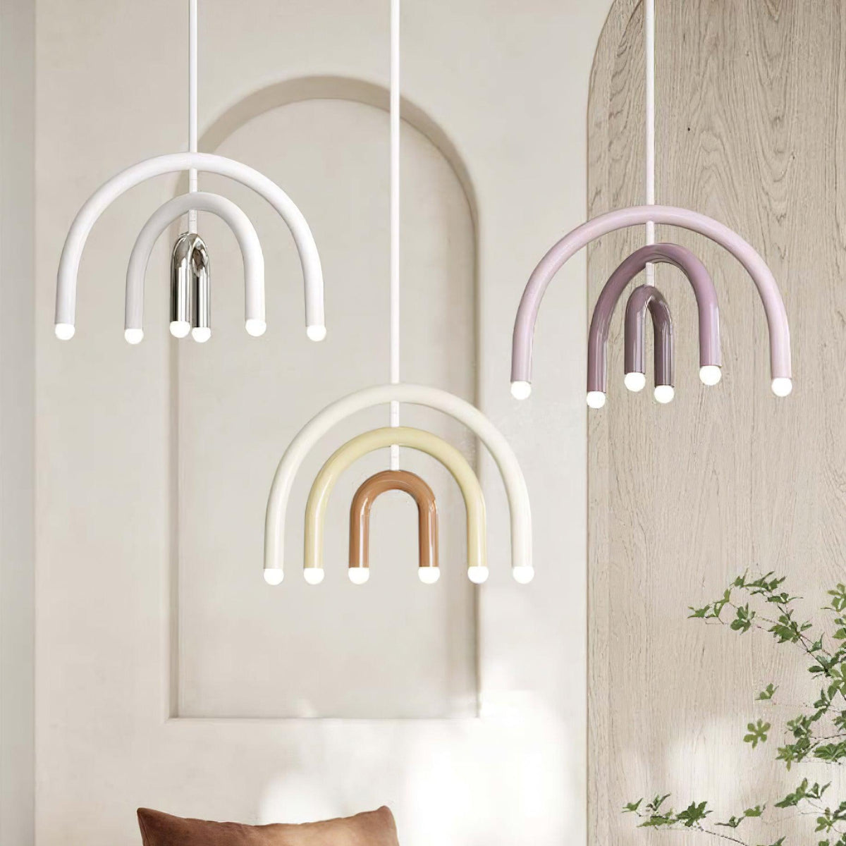 Pendant Light For Living And Dining Dimmable Rainbow Arc