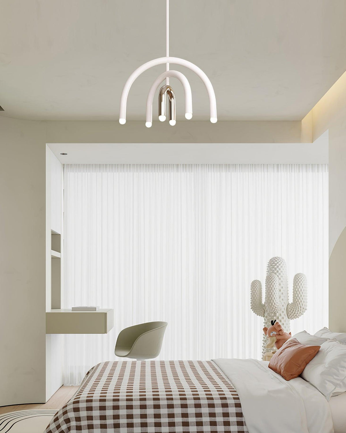 Pendant Light For Living And Dining Dimmable Rainbow Arc