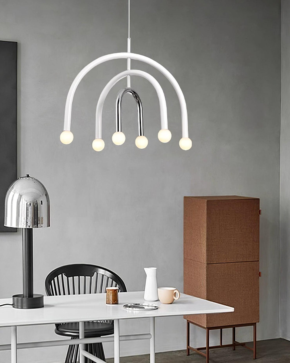 Pendant Light For Living And Dining Dimmable Rainbow Arc