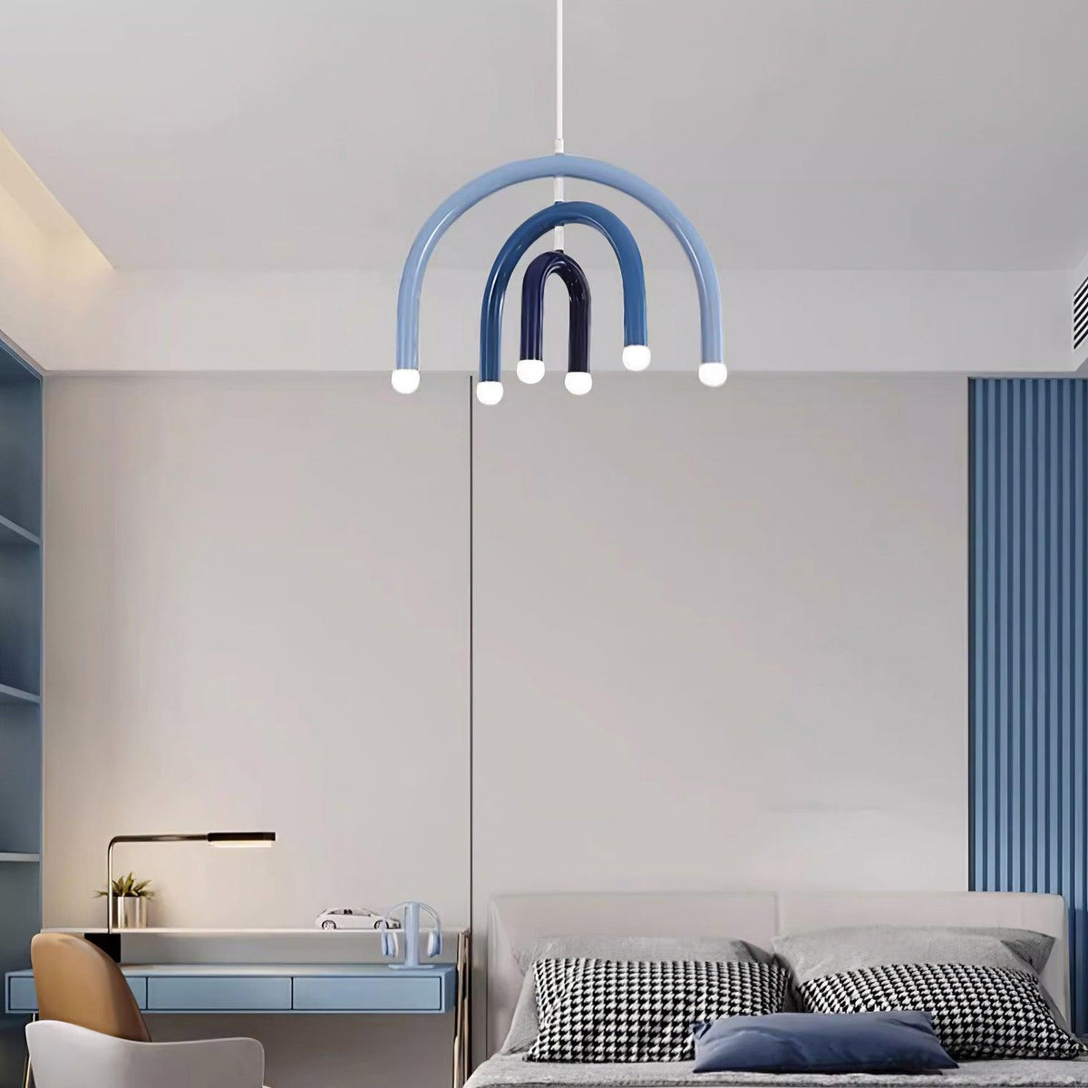 Pendant Light For Living And Dining Dimmable Rainbow Arc