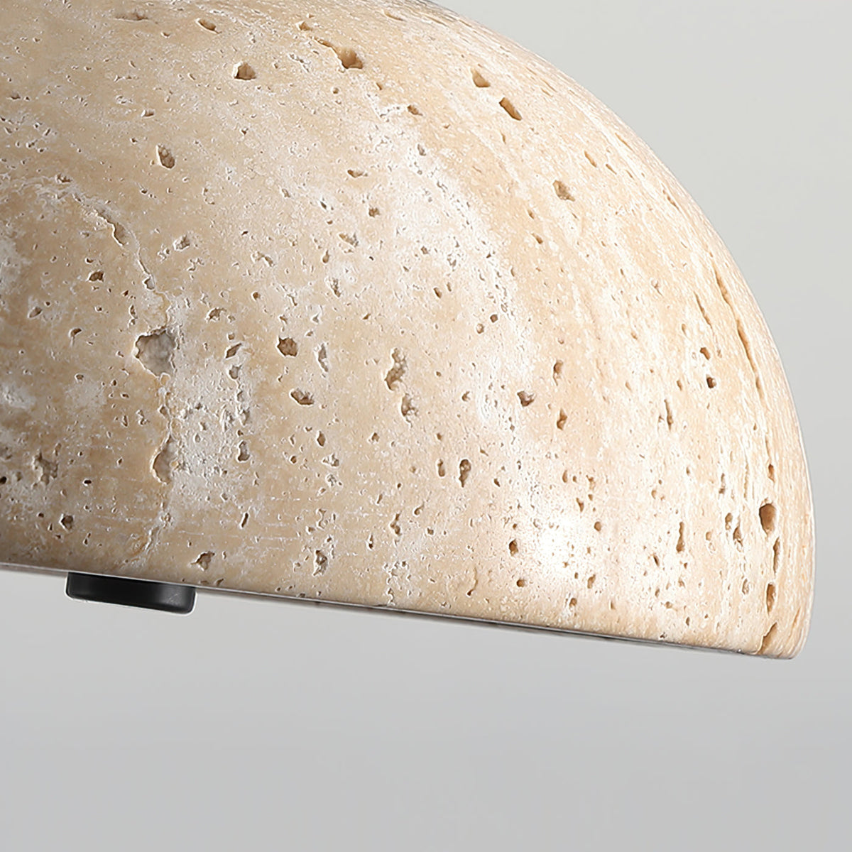 Warm Ambience Travertine Hourglass Pendant Light