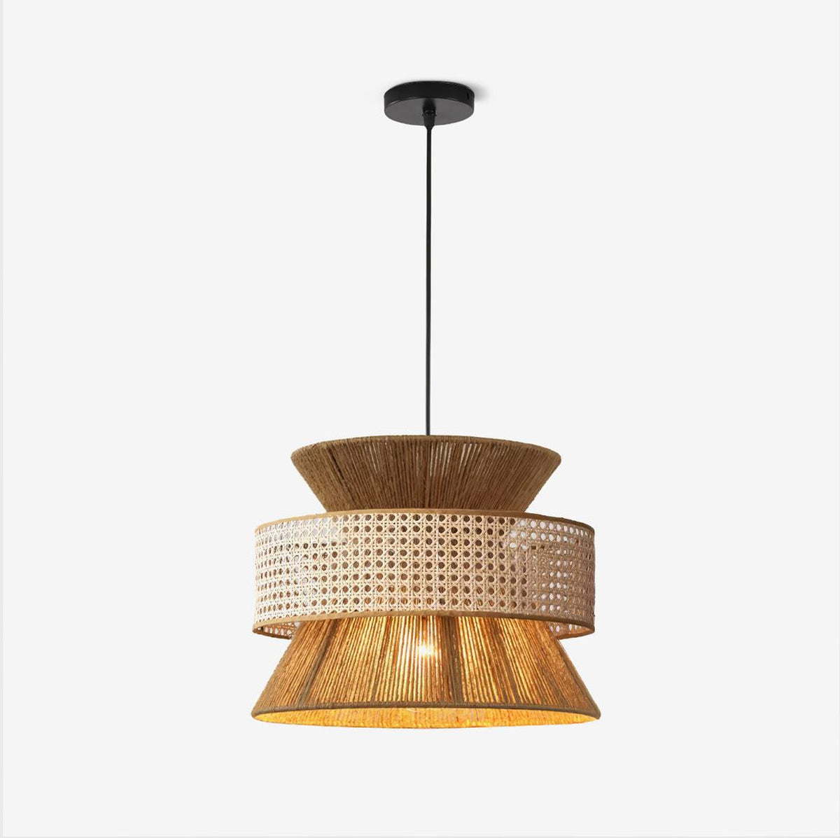 Warm Natural Ambience Rattan Pendant Light