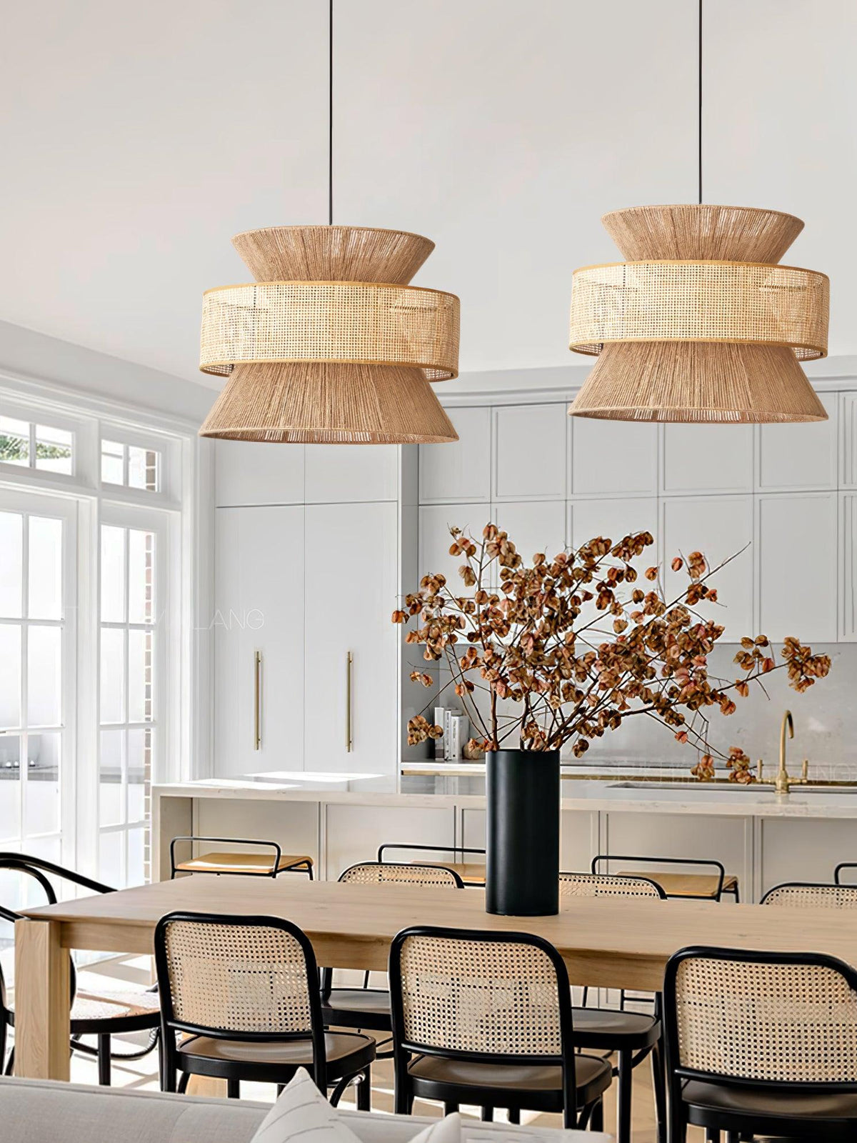 Warm Natural Ambience Rattan Pendant Light