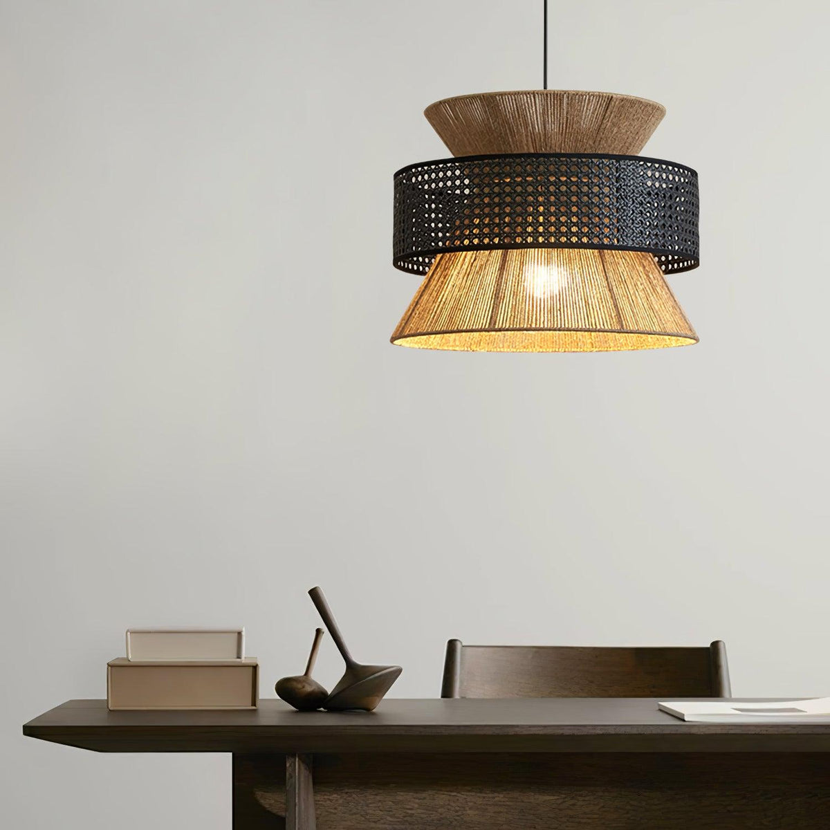 Warm Natural Ambience Rattan Pendant Light