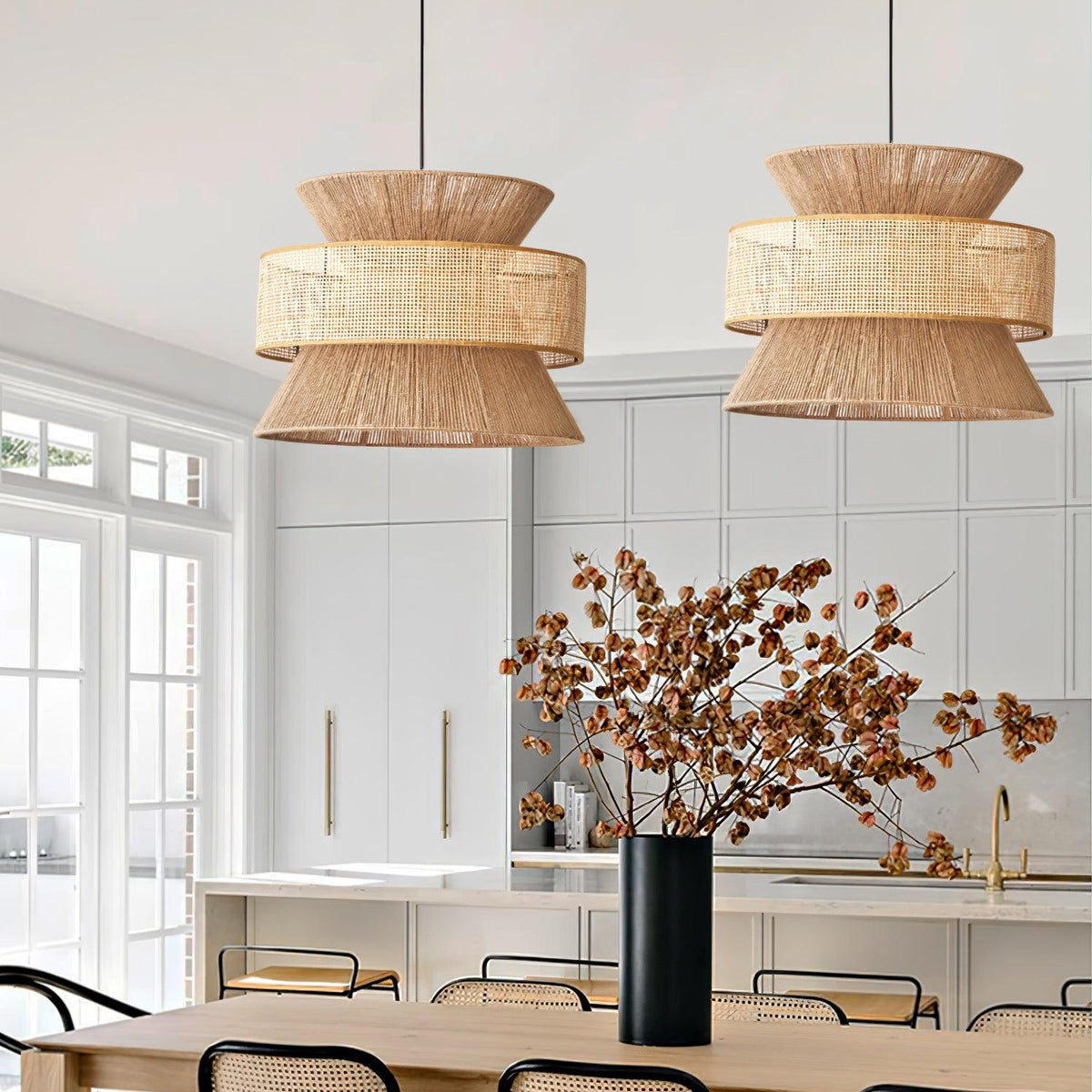 Warm Natural Ambience Rattan Pendant Light