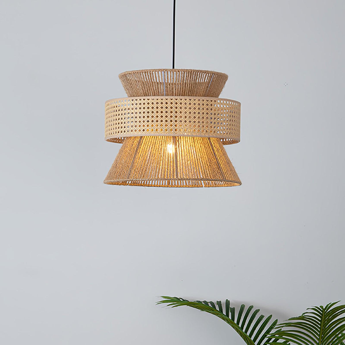 Warm Natural Ambience Rattan Pendant Light