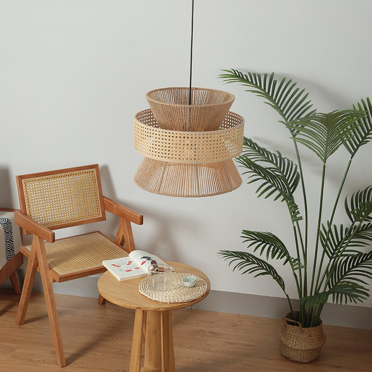 Warm Natural Ambience Rattan Pendant Light