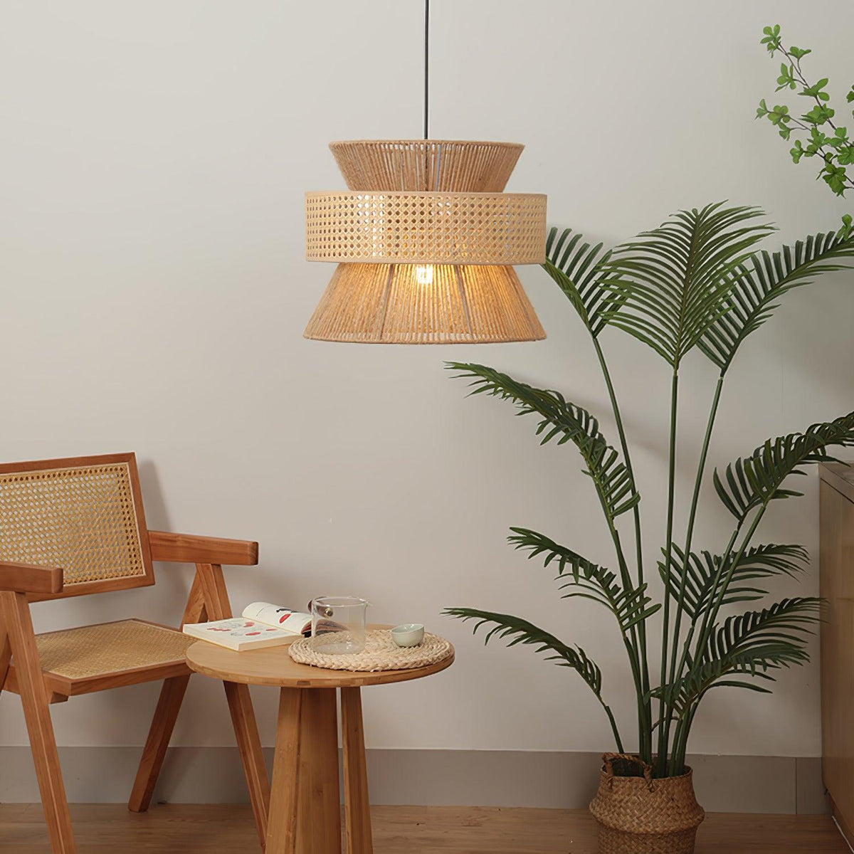 Warm Natural Ambience Rattan Pendant Light