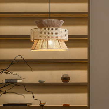 Warm Natural Ambience Rattan Pendant Light