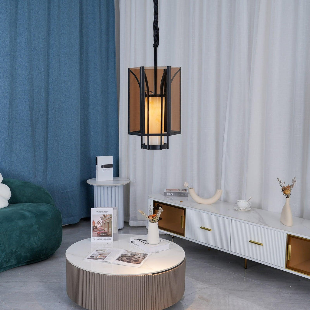 Diffuse Soft Glow Alabaster Pendant Lamp