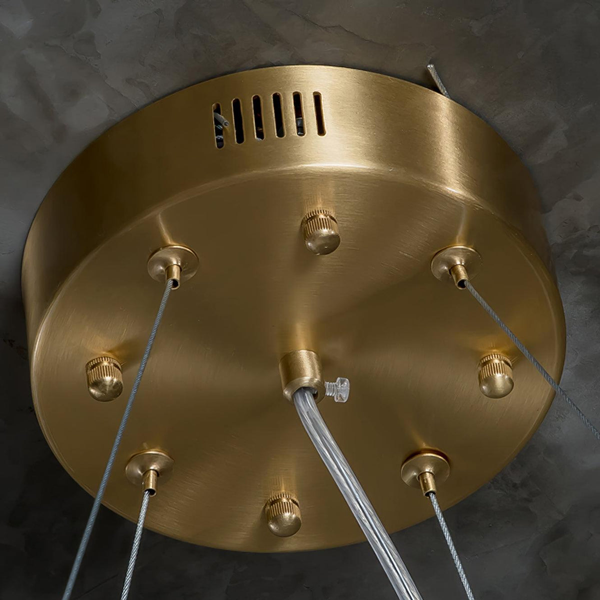 Warm Ambient Glow Alabaster Pendant Light